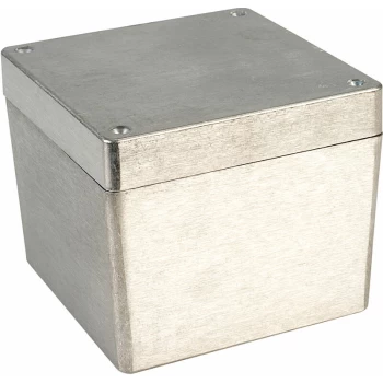 Image of 304242 IP65 Diecast Box 120.5 x 120.5 x 101.5mm - R-tech