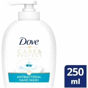 Image of Dove Care and Protect Antibacterial Handwash 250ml