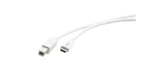 Image of Kramer Electronics C-USB/CB-6 USB cable 1.8 m USB 2.0 USB C USB B...