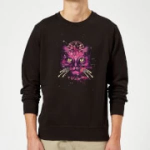 Image of Captain Marvel Neon Goose Sweatshirt - Black