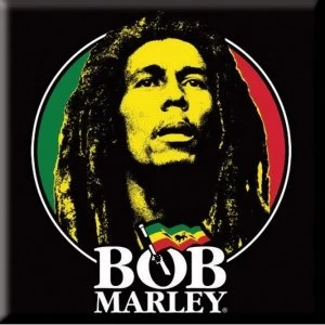 Image of Bob Marley - Logo Face Fridge Magnet
