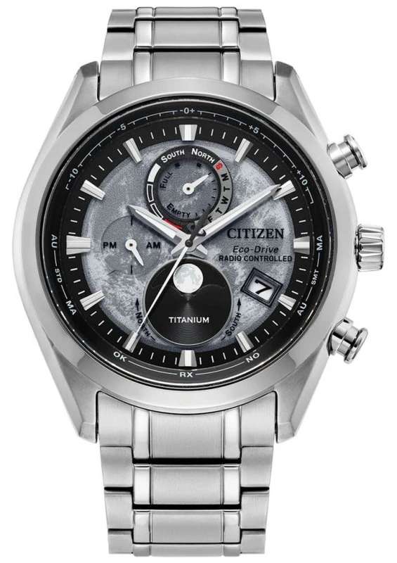 Image of Citizen BY1010-57H Super Titanium 'Tsuki-Yomi' Moon Phase Watch - W38379