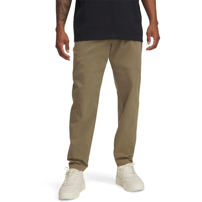 Image of Under Armour Mens Vented Tapered Trousers Brown male S