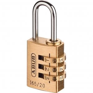Image of Abus 165 Series Combination Padlock 20mm Standard