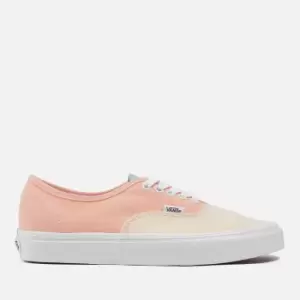 Image of Vans Womens Pastel Block Authentic Canvas Trainers - 4