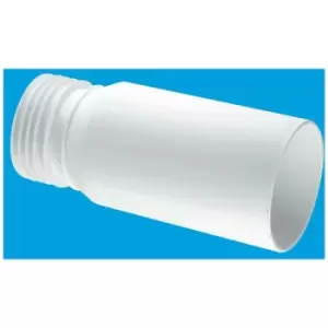 Image of Straight Extension Piece for Rigid WC Connectors - 90mm Outlet - Mcalpine