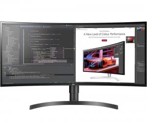 Image of LG 34" 34WL85C Quad HD IPS Ultra Wide Curved LED Monitor