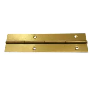 Image of Airtic Metal Piano Hinge Gold Colour 30 x 120mm - Colour Gold, Pack of 10
