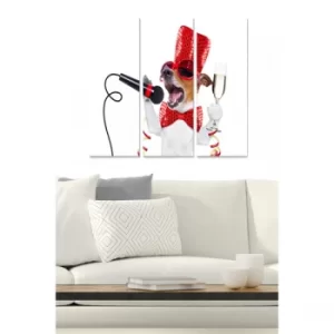 Image of MDF533074729 Multicolor Decorative MDF Painting (3 Pieces)