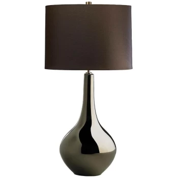 Image of Job - 1 Light Table Lamp Bronze, E27 - Elstead