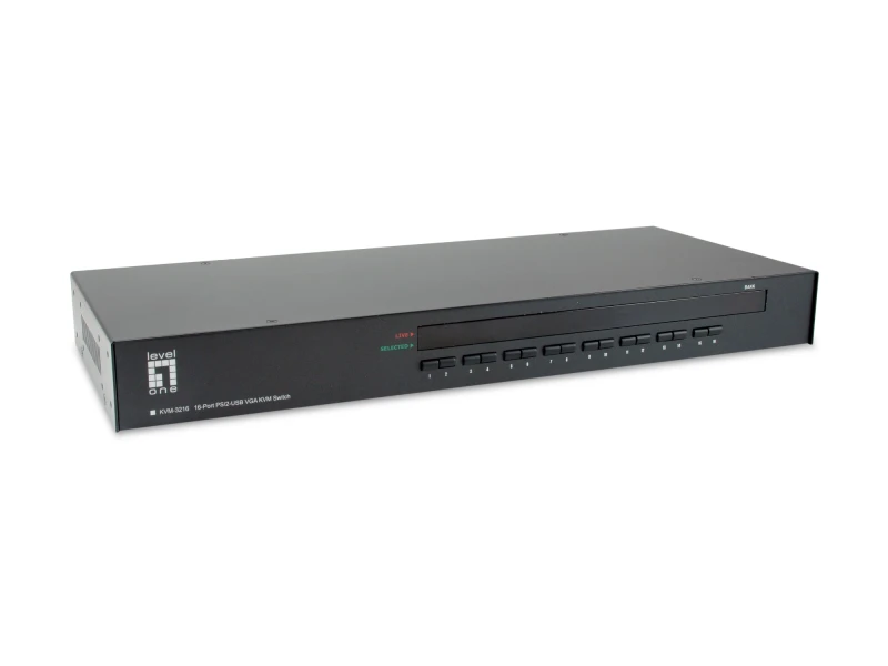 Image of LevelOne 16-Port PS/2-USB VGA KVM Switch