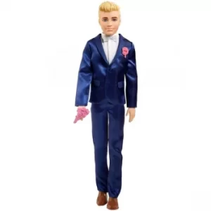 Image of Barbie Ken Groom Doll Wearing Suit