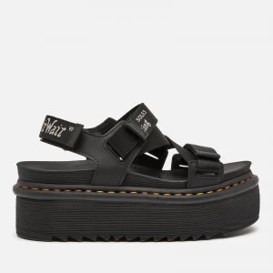 Image of Dr. Martens Womens Kimber Quad Sandals - Black - UK 4