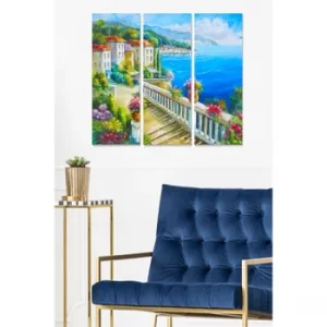 Image of MDF7841634 Multicolor Decorative MDF Painting (3 Pieces)