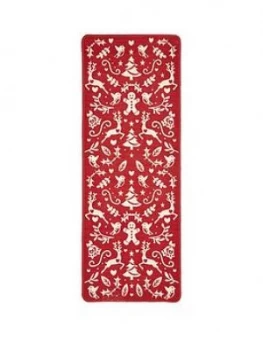 Image of Merry Christmas Gingerbread Runner And Mat