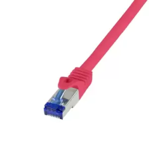 Image of LogiLink C6A044S networking cable Red 1.5 m Cat6a S/FTP (S-STP)