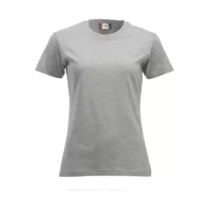 Image of Clique Womens/Ladies New Classic Melange T-Shirt (XXL) (Grey)
