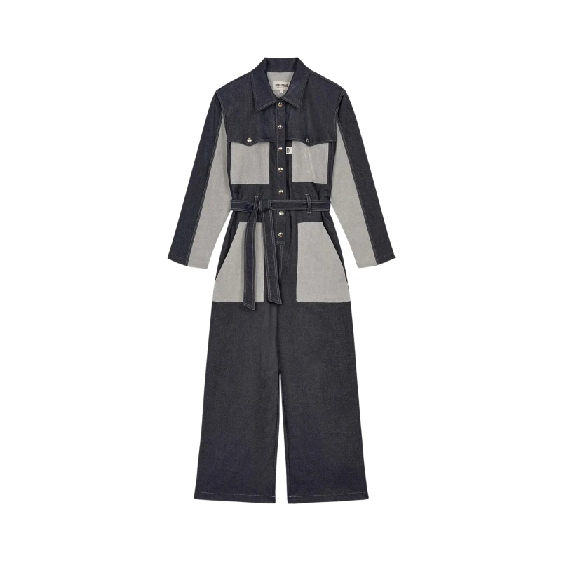 Image of Bobo Paris Womens jumpsuit Bobo Paris Poppy Noir Female L