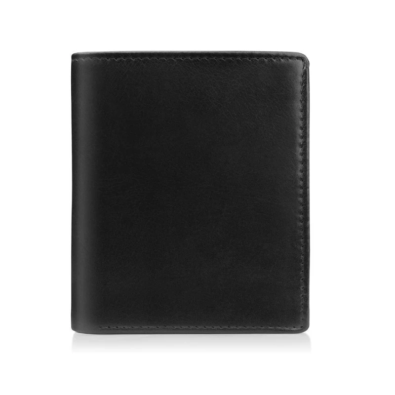 Image of PRIMEHIDE Leather Tuscan Mens Bifold Wallet - Black 10.5 x 9.5