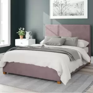 Image of Garland Plush Velvet Ottoman Bed Blush (Pink)