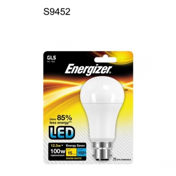 Image of Energizer LED GLS 1521lm B22 Warm White BC 12.5w
