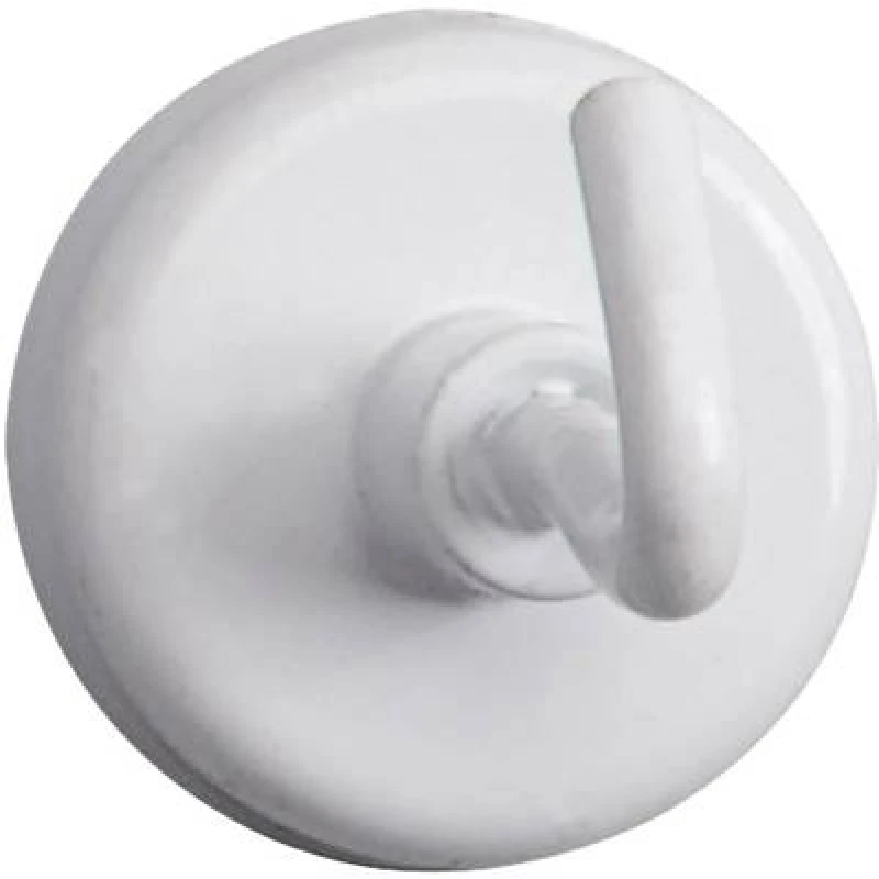 Image of Maul Maul Magnet (Ø x H) 25mm x 36mm Round, Hook White 5 pc(s) 6157802 6157802