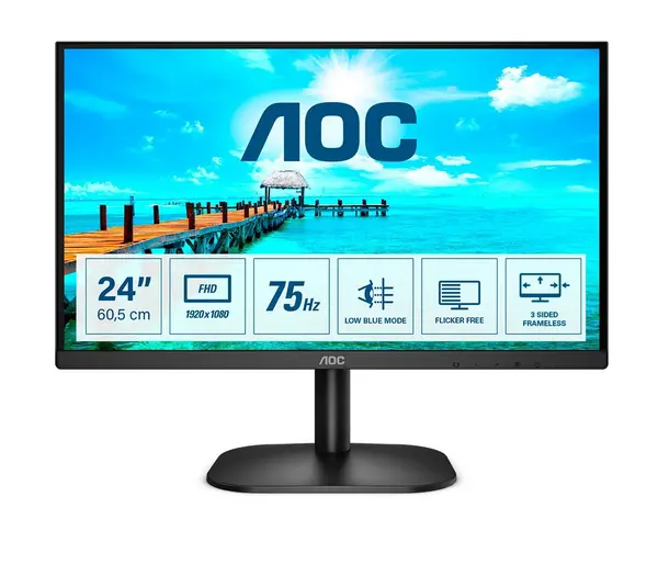 Image of AOC 23.8" 24B2XDM Full HD LCD Monitor