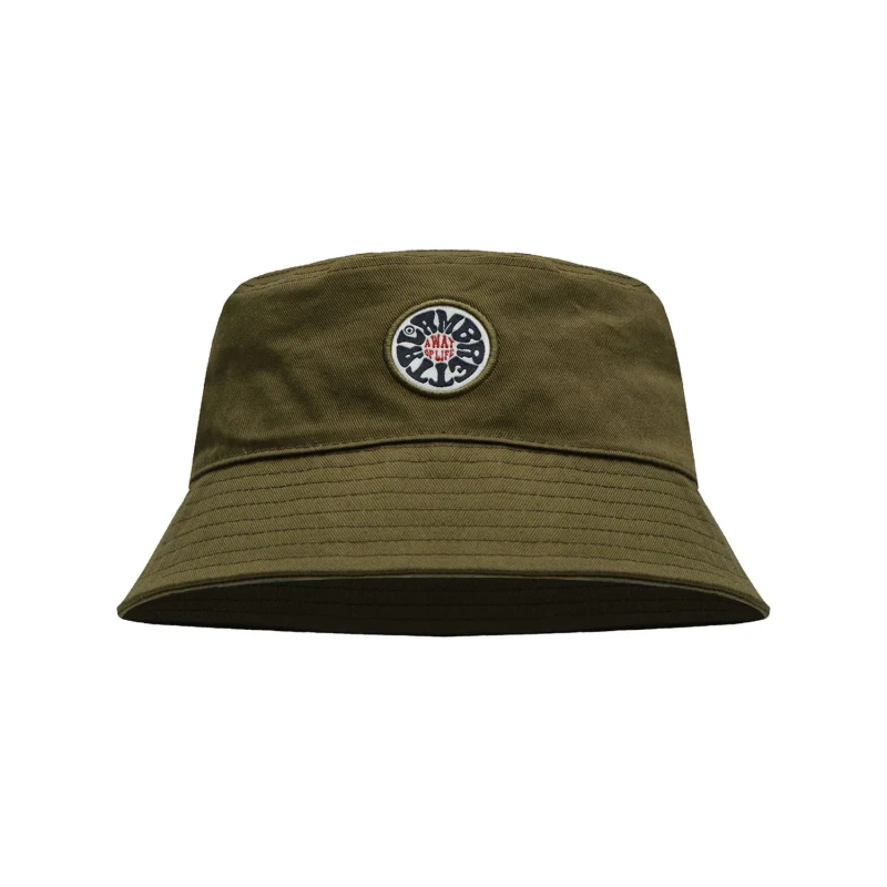 Image of Lambretta Womens Festival Bucket Hat in Green Green Female One Size