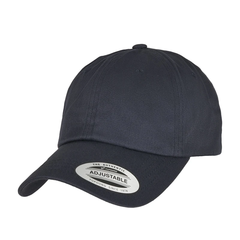 Image of Flexfit by Yupoong Mens Low Profile Cotton Cap in Dark Navy Dark Navy Male One Size