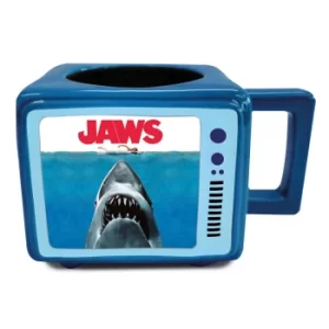 Image of Jaws (Bigger Boat) Heat Change Retro TV Mugs