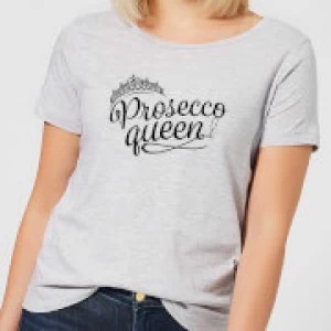 Image of Prosecco Queen Womens T-Shirt - Grey - 4XL