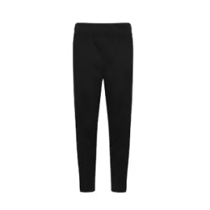 Image of Finden And Hales Kids/Boys Knitted Tracksuit Pants (13 Years) (Black/White)