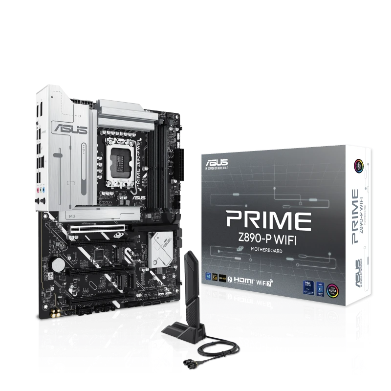 Image of ASUS PRIME Z890-P WIFI Intel DDR5 PCIE 5.0 LGA 1851 ATX Motherboard - 90MB1I70-M0EAY0