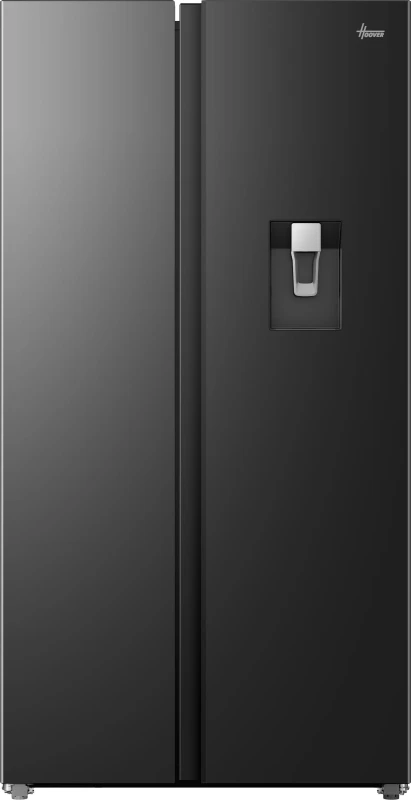 Image of Hoover H-FRIDGE 500 MAXI HONSQ2T918EWBK Non-Plumbed Total No Frost American Fridge Freezer - Black - E Rated