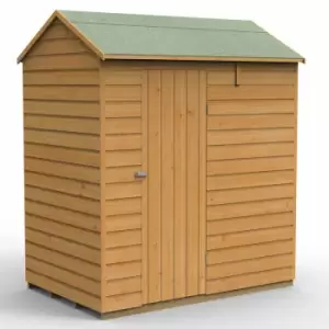 Image of 6' x 4' Forest Shiplap Dip Treated Windowless Reverse Apex Wooden Shed (1.88m x 1.34m)