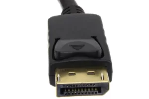 Image of Kenable DisplayPort to Displayport Cable Lockable 1m 4K Compatible Black