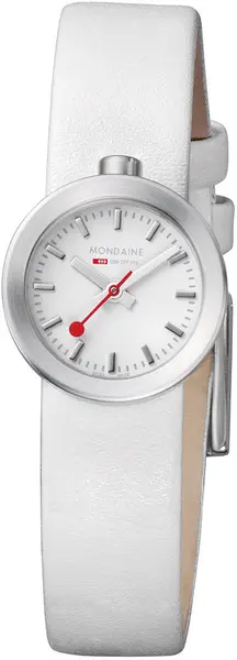 Image of Mondaine Watch Aura White - White MD-230