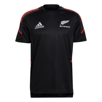 Image of adidas All Blacks Rugby Performance Tee Mens - Black