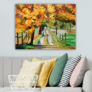 Image of 128757305_70100 Multicolor Decorative Canvas Painting