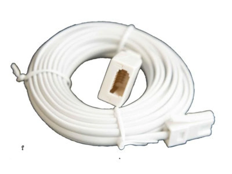 Image of Dencon Premium 5M Telephone Extension Lead For Bt Sockets - Enhance Connectivity