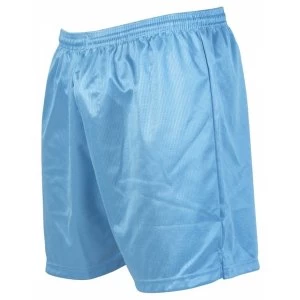 Image of Precision Micro-stripe Football Shorts 30-32" Sky Blue