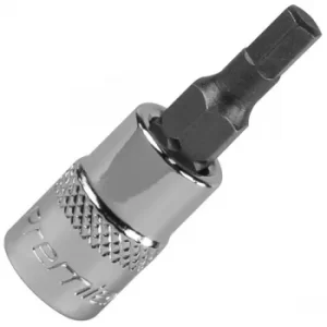 Image of Sealey SBH002 Hex Socket Bit 4mm 1/4"Sq Drive