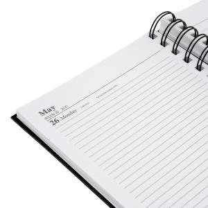Image of Office 2020 Diary Day to Page Wirobound Vinyl Coated Board A5