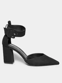 Image of Long Tall Sally Pointed Court Heel - Black, Size 9, Women