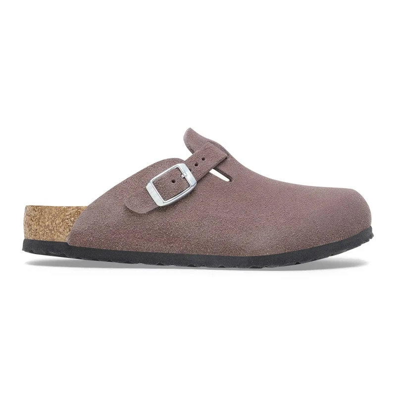 Image of Birkenstock Children's mules Birkenstock Boston Suede Leather Violet Unisex 29 Etroit
