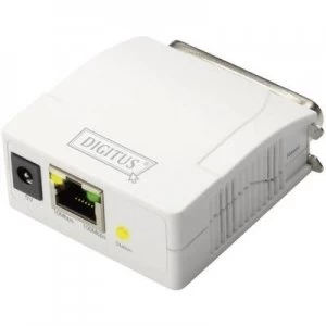 Image of Digitus DN-13001-1 Network print Server LAN (10/100 Mbps), Parallel (IEEE 1284)