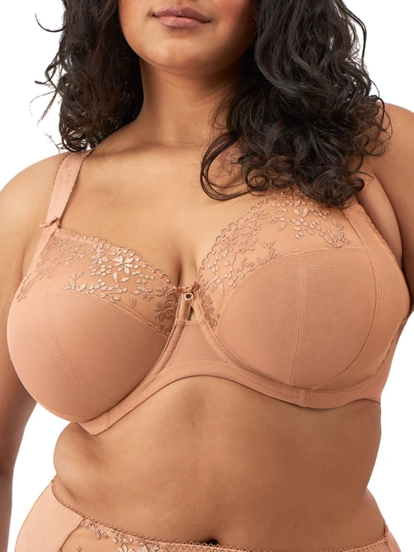 Image of Elomi Womens Zarla Full Cup Bra in Nude Size: 32H Nude Female 32H