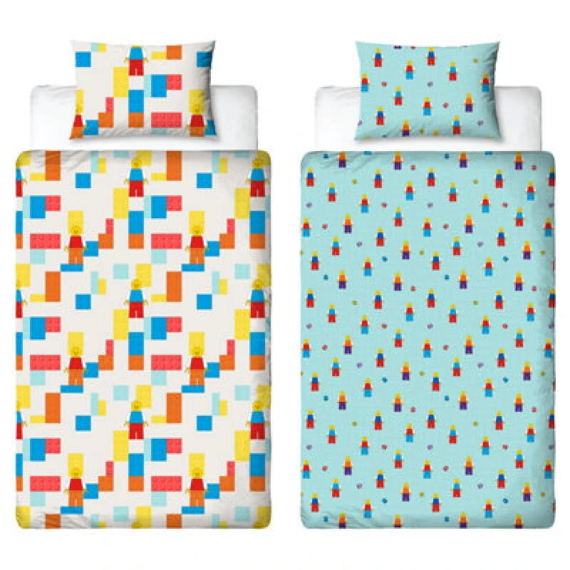 Image of Lego Colourblock Single Rotary Duvet