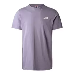 Image of The North Face Mens Simple Dome T-Shirt - Purple
