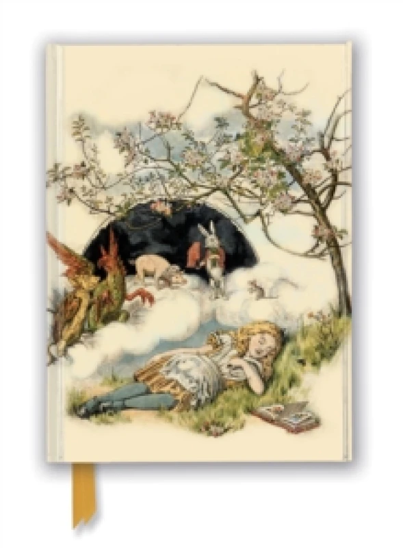Image of British Library: Alice Asleep, from Alices Adventures in Wonderland (Foiled Journal) Notebook / blank book